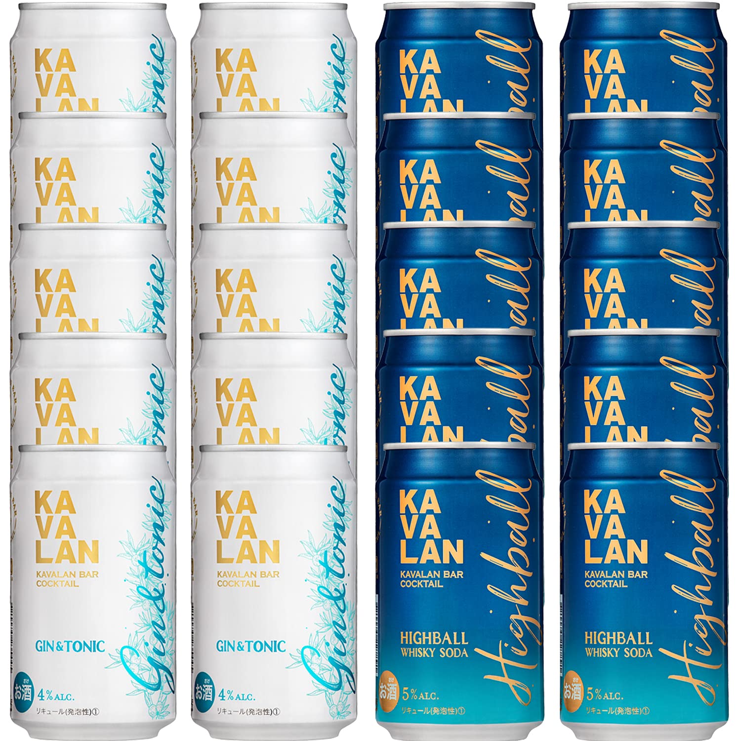 Amazon.co.jp: カバランバーカクテル ハイボール&ジントニック 2